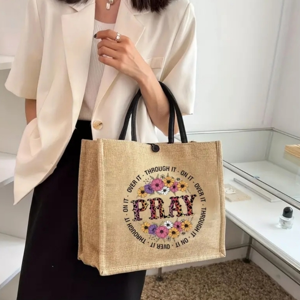 Print Tote Bag Beach Bag